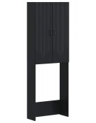 vidaXL Toaletná skriňa HOORN Čierna 66 x 255 x 190 cm