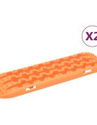 vidaXL Trakčné dosky 2 ks oranžové 106x305x7 cm nylon