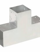 vidaXL Trámová spojka v tvare T 101x101 mm pozinkovaný kov