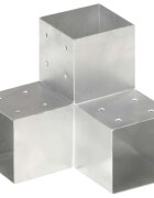 vidaXL Trámová spojka v tvare Y 101x101 mm pozinkovaný kov