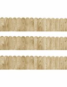 vidaXL Trávnikové lemy 3ks 120 cm impregnované borovicové drevo
