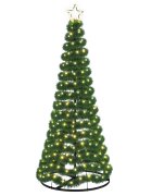 vidaXL Trblietavý LED vianočný stromček s podstavcom EKENAS 180 cm
