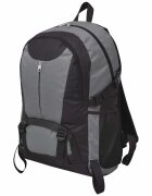 vidaXL Turistický batoh 40 l čierno-sivý