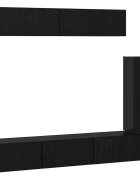 vidaXL TV Cabinet Set 6 ks 305 x 30 x 90 cm Čierny dub