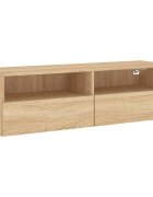 vidaXL TV nástenná skrinka dub sonoma 100x30x30 cm kompozitné drevo