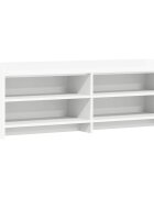 vidaXL TV skrinka 130 x 33 x 47 cm Biela