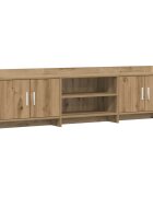 vidaXL TV skrinka 168 x 33 x 47 cm Dub artisan Kompozitné drevo