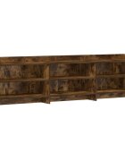 vidaXL TV skrinka 168 x 33 x 47 cm Dymový dub Kompozitné drevo