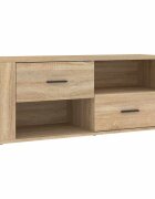 vidaXL TV skrinka dub sonoma 100x35x40 cm spracované drevo