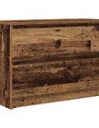 vidaXL TV skrinka lesklá staré drevo 80x35x54 cm spracované drevo
