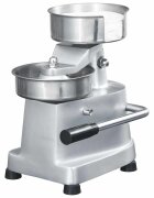 vidaXL Tvarovací stroj na hamburgery s 500 voskovými papiermi 13 cm hliníkový