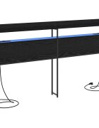 vidaXL Úložné čelo Čierny dub 200 cm Kompozitné drevo
