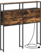 vidaXL Úložné čelo Dymový dub 100 cm Kompozitné drevo