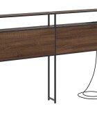 vidaXL Úložné čelo Hnedý dub 120 cm Kompozitné drevo