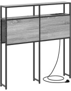 vidaXL Úložné čelo Sivý Sonoma 80 cm Kompozitné drevo