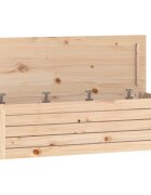 vidaXL Úložný box 109x365x33 cm masívna borovica