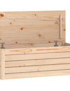 vidaXL Úložný box 89x365x33 cm masívna borovica