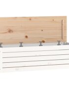 vidaXL Úložný box biely 109x365x33 cm masívna borovica