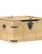 vidaXL Úložný box Corona 78x78x45 cm borovicový masív
