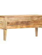 vidaXL Úložný box z mangovníkového dreva 99x35x48 cm