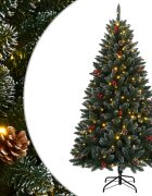 vidaXL Umelý vianočný stromček s 300 LED 210 cm