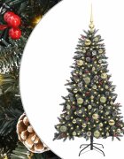 vidaXL Umelý vianočný stromček Zelená 120 cm PVC a plast