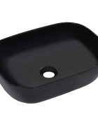 vidaXL Umývadlo 455x32x13 cm keramické čierne