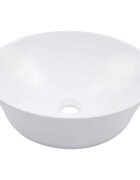 vidaXL Umývadlo biele 41x125 cm keramické