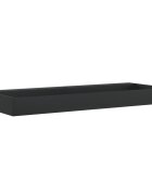 vidaXL Umývadlo minerálny/mramorový odliatok 120x46x11cm matné čierne