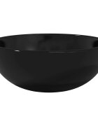 vidaXL Umývadlo z tvrdeného skla 30x12 cm čierne