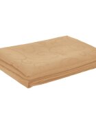vidaXL Uterák na stôl Béžová 130 x 180 cm Oválny