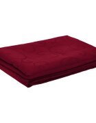 vidaXL Uterák na stôl Víno červené 90 x 90 cm Štvorcový