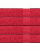 vidaXL Uteráky FROGN 4 ks červené 100x200 cm 360 g/m²