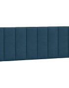 vidaXL Vankúš na čelo postele Hanko modrý 120 cm zamat