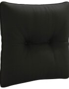 vidaXL Vankúš na chrbát PUTTEN 100% polyester Čierna 40 x 40 x 10 cm