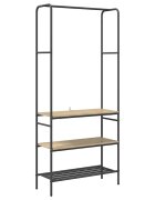 vidaXL Vešiak na oblečenie Dub sonoma 77 x 30 x 171 cm