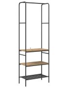vidaXL Vešiak na oblečenie Remeselný dub 60 x 30 x 171 cm