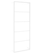 vidaXL Vešiak na uteráky biely 45x10x115 cm oceľový