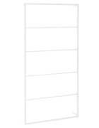 vidaXL Vešiak na uteráky biely 60x10x116 cm oceľový