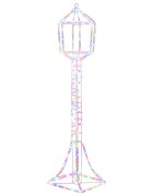 vidaXL Vianočná LED pouličná lampa LOVIISA 160 LED Viac farieb