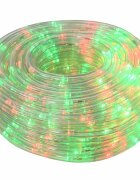 vidaXL Vianočná LED svetelná hadica 120 LED Červená & Zelená 5 m