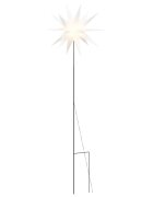 vidaXL Vianočné svetlo so zemným hrotom LED skladacie biele 57 cm