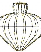 vidaXL Vianočný špic 192 LED Teplá biela Priem. 40 x 40 cm