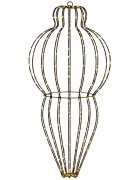 vidaXL Vianočný špic 320 LED Teplá biela Priem. 40 x 75 cm