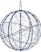 vidaXL Vianočný špic 500 LED Studená biela Priemer 40 x 42 cm