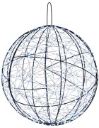 vidaXL Vianočný špic 950 LED Studená biela Priemer 60 x 63 cm