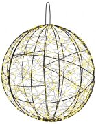 vidaXL Vianočný špic 950 LED Teplá biela Priemer 60 x 63 cm