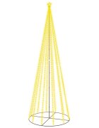vidaXL Vianočný stromček kužeľ teplé biele svetlo 732 LED 160x500 cm
