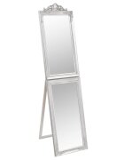 vidaXL Voľne stojace zrkadlo strieborné 40x160 cm