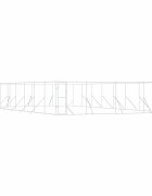 vidaXL Vonkajší koterec pre psov strieborný 8x16x2 m pozinkovaná oceľ